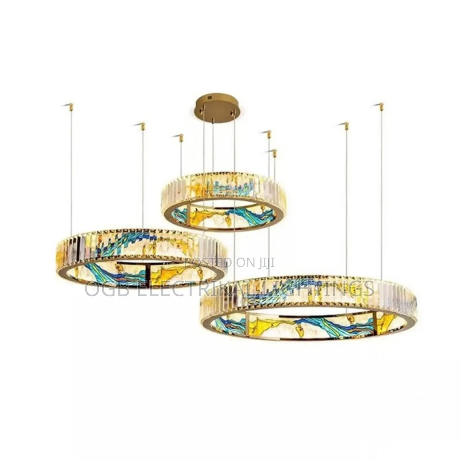 Colourful Crystal Chandeliers