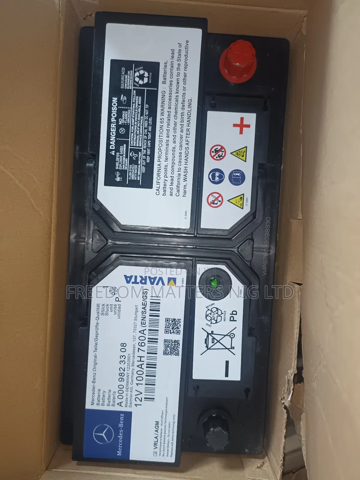 Original Mercedes Benz Battery Bs