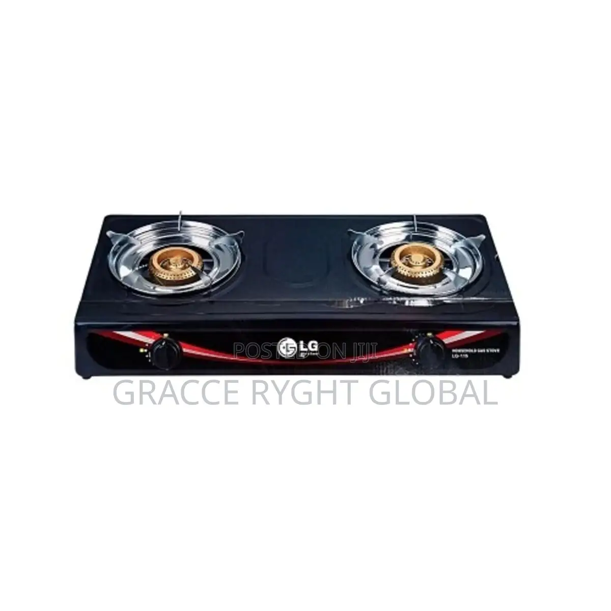 Lg 2 Hob Teflon Gas Burner