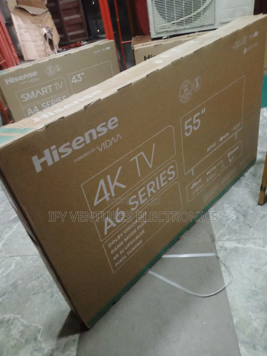 55" Hisense Smart Utra HD TV Powered by Vida.