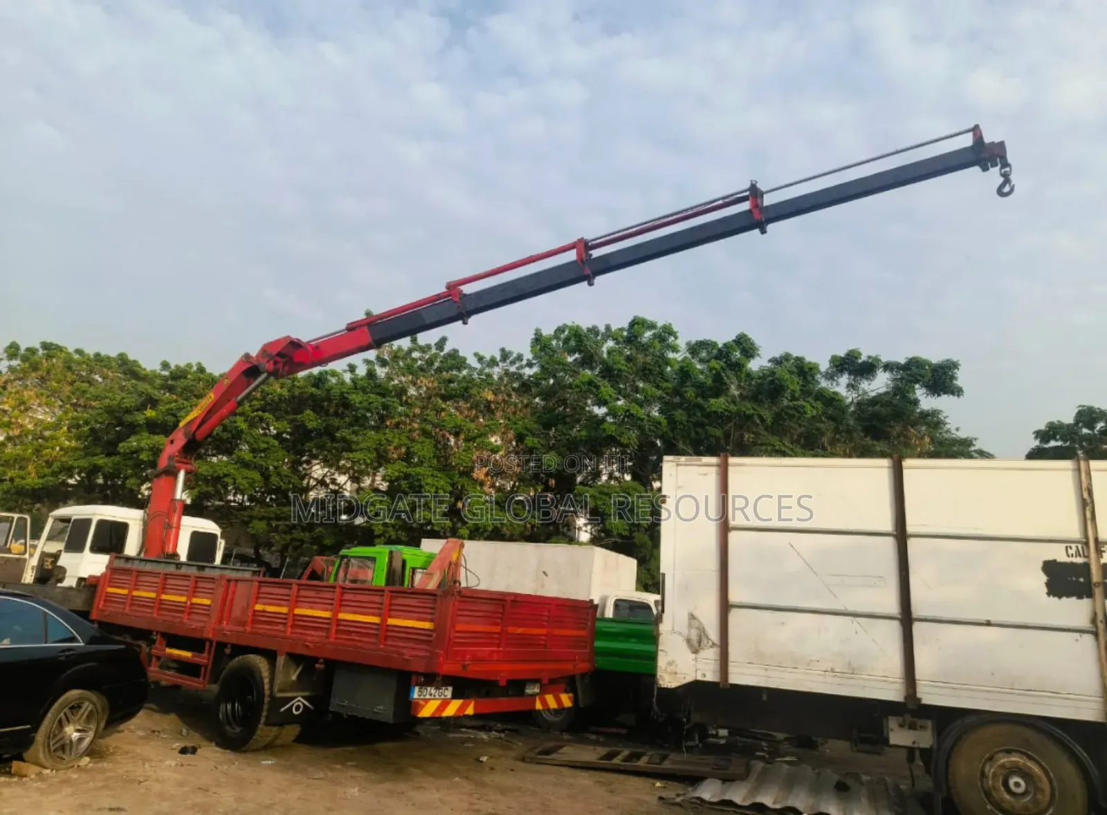 Long Boom Crane Truck (Hiab) for Rental