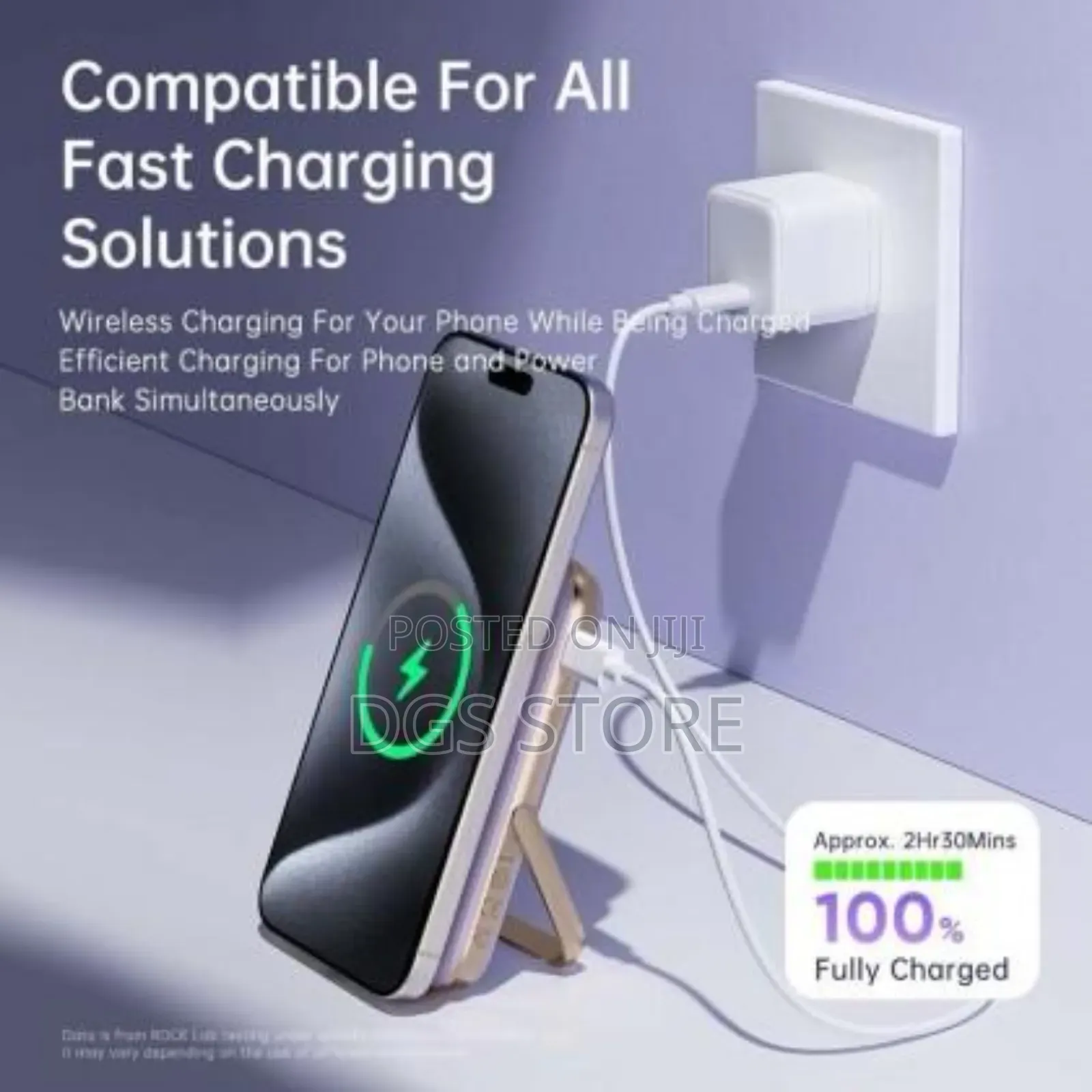 Rock Power Magnetic 30w Wireless Power Bank P30 10,000mah
