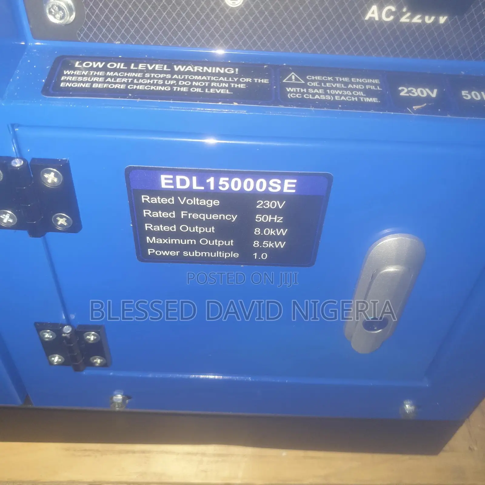 EDL15000SE Soundproof 10kva (8.0kw) Diesel Generator