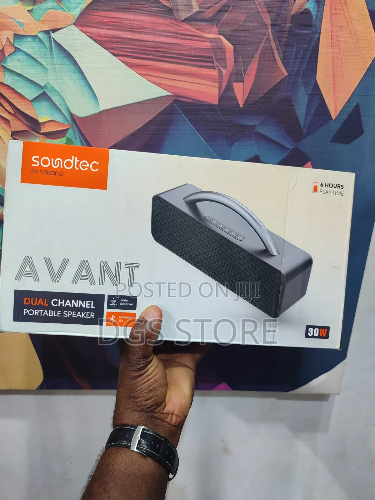 Porodo Soundtec Avant Dual Channel Bluetooth Speaker 30w