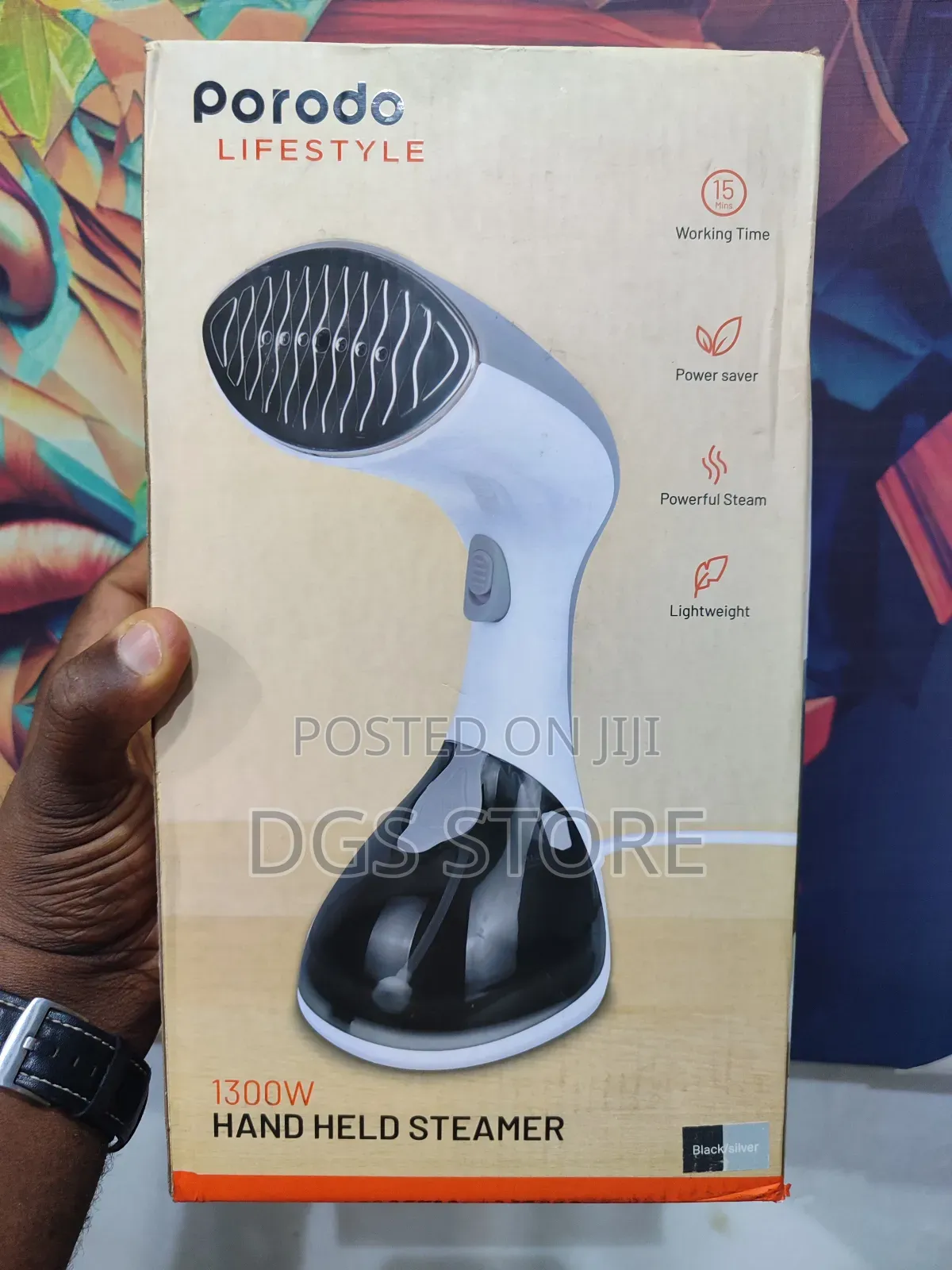Porodo 1300w Handheld Steamer