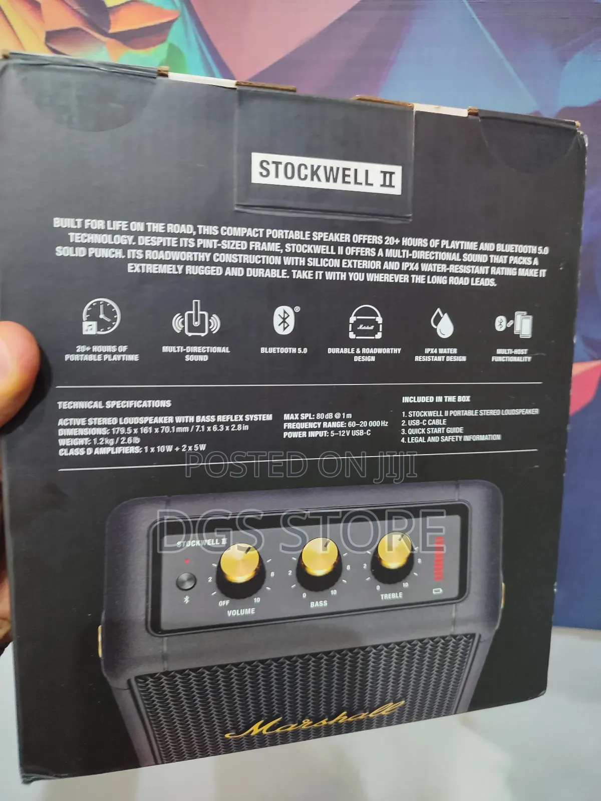 Marshall Stockwell Ll Portable Bluetooth Speaker