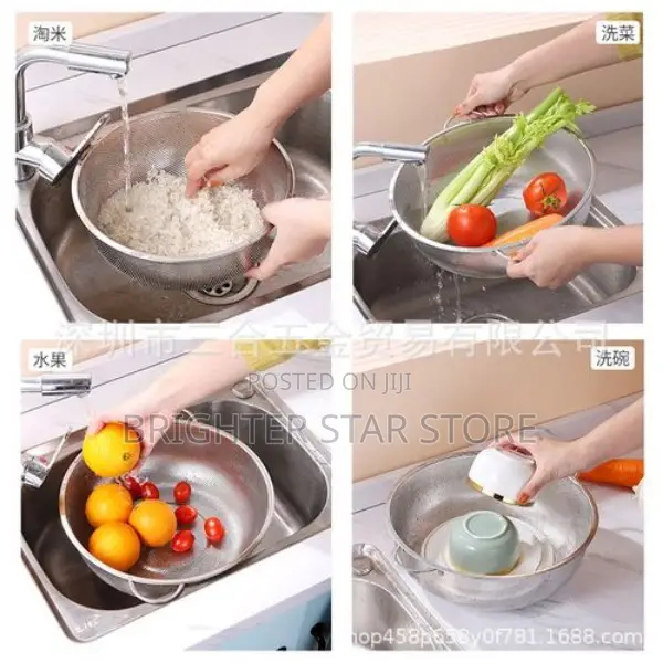 Stainless Steel Colander Kitchen Strainer Set
