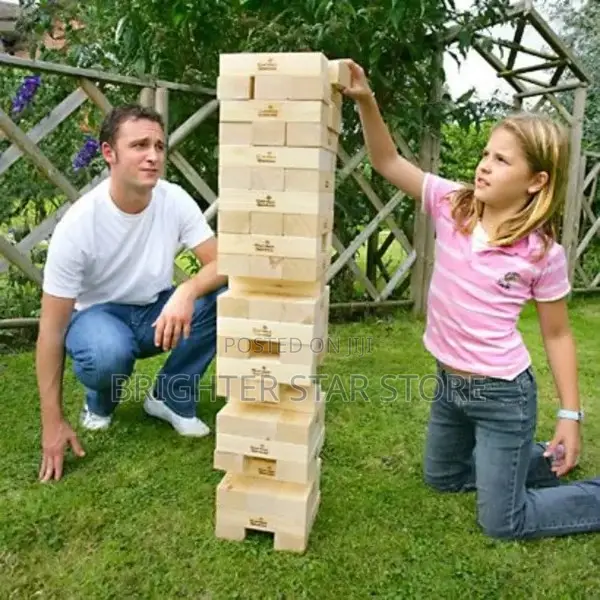 Wood Block Stacking Game -48pieces