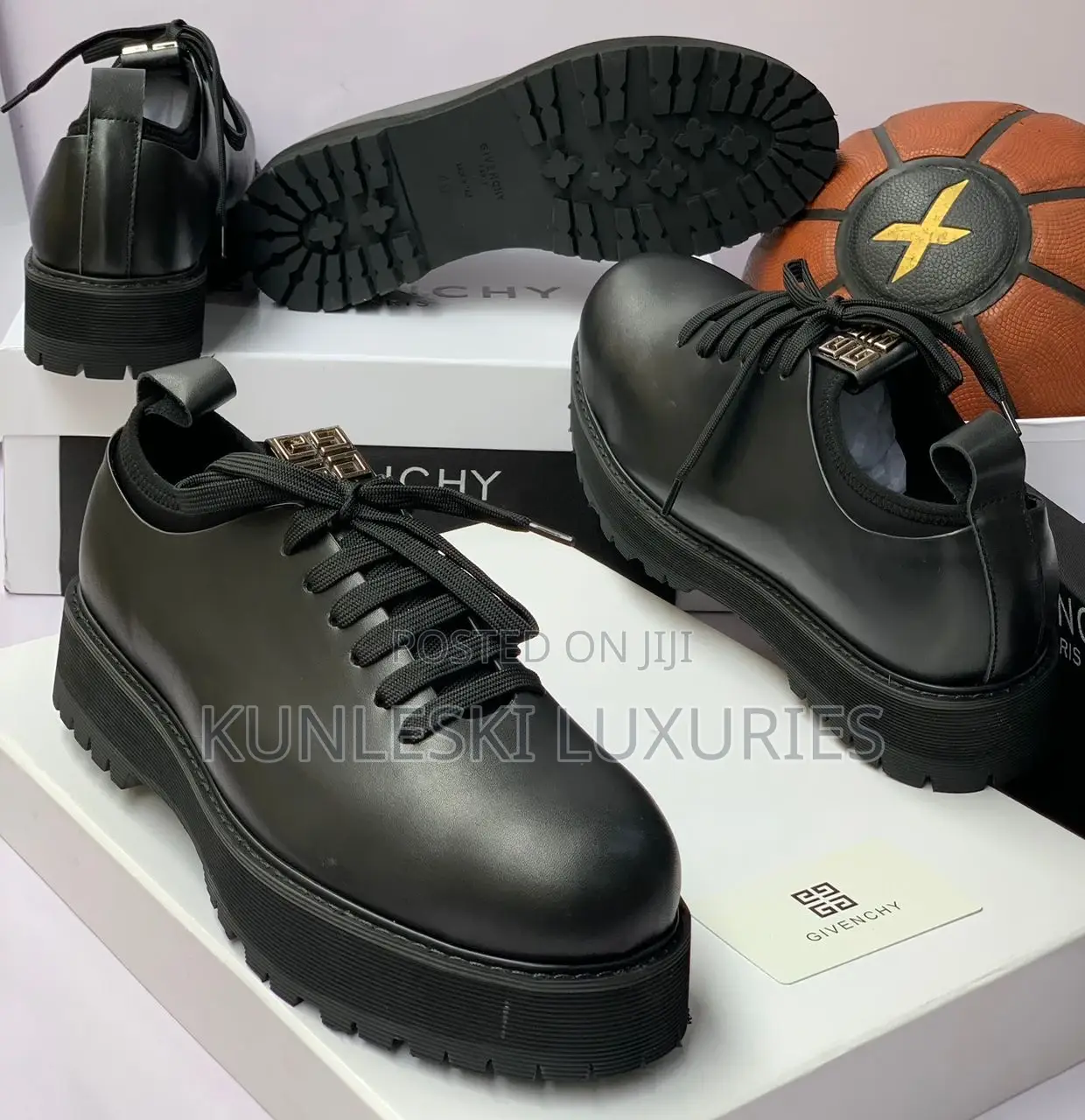 Original Givenchy Men Leather Luxury Lace Up Shoe