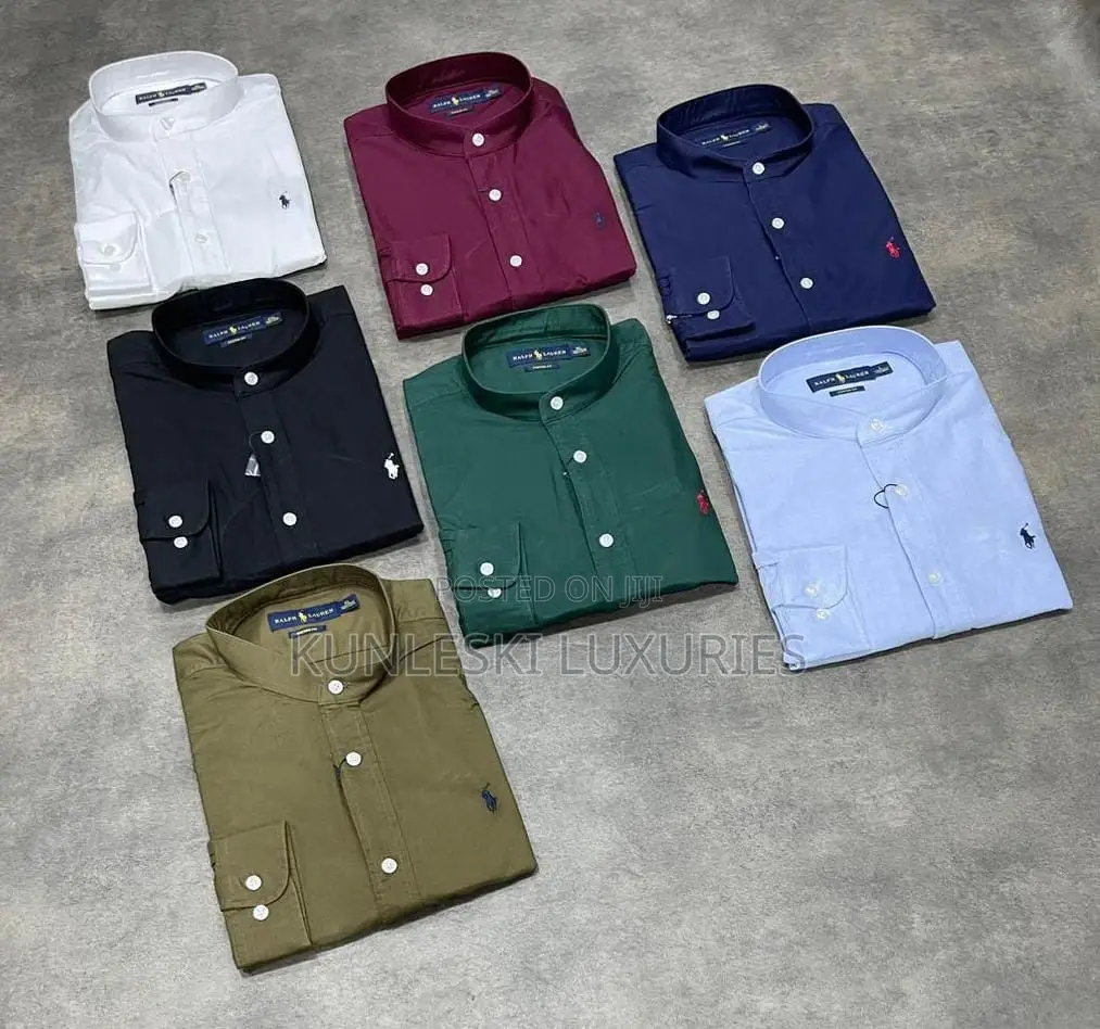 Original Polo Ralph Lauren Mandarin Men Oxford Shirt