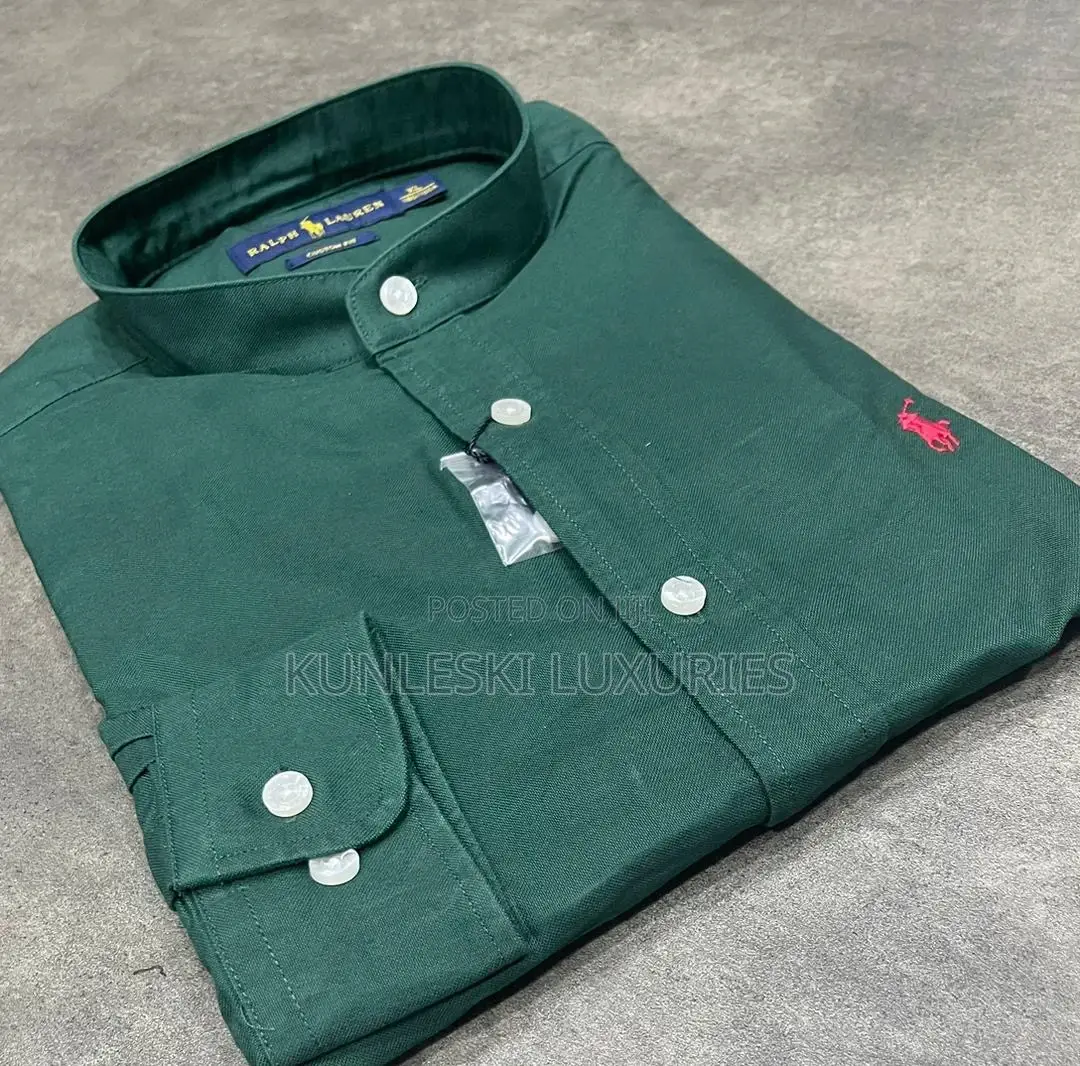 Original Polo Ralph Lauren Mandarin Men Oxford Shirt