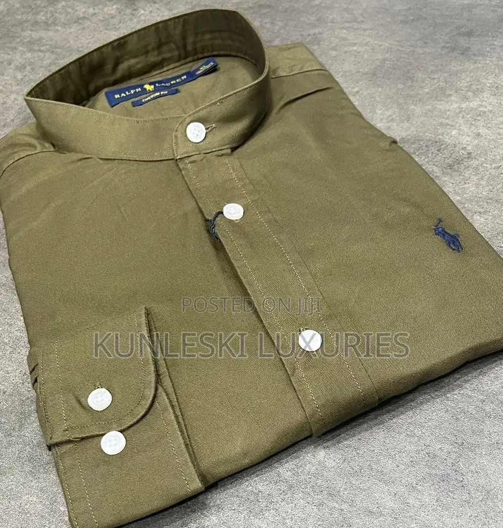 Original Polo Ralph Lauren Mandarin Men Oxford Shirt