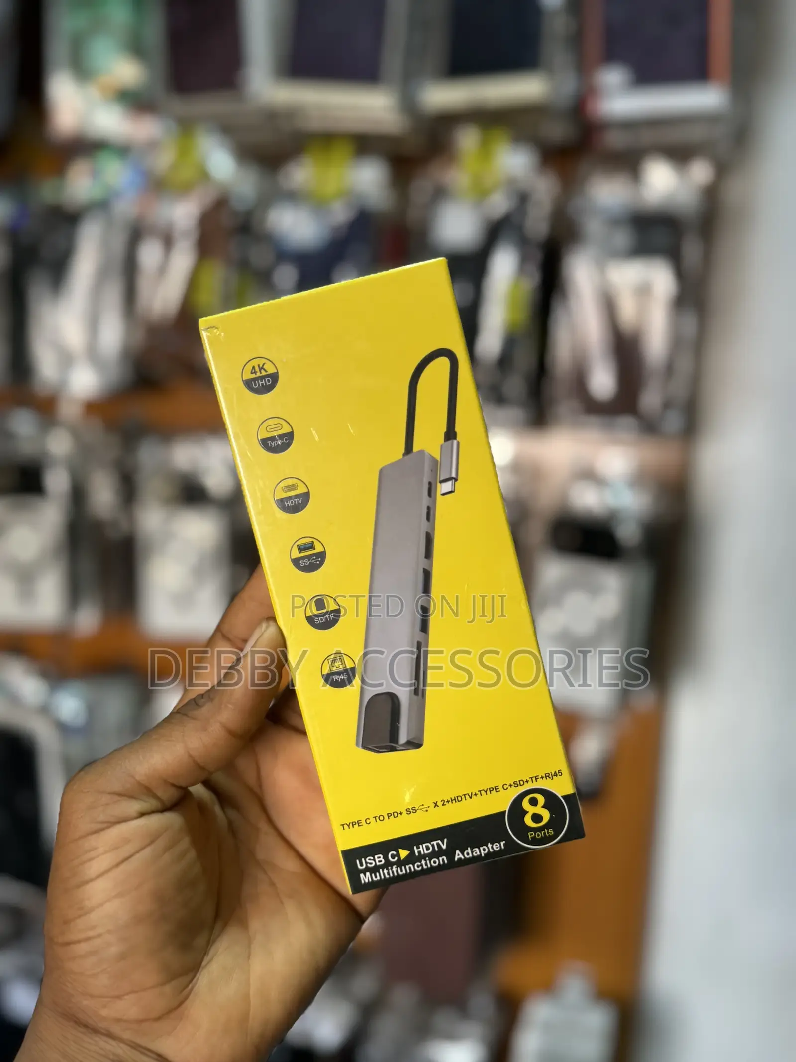 USB C Hub 8 In 1 Type C 3.1 To HDMI Adapter