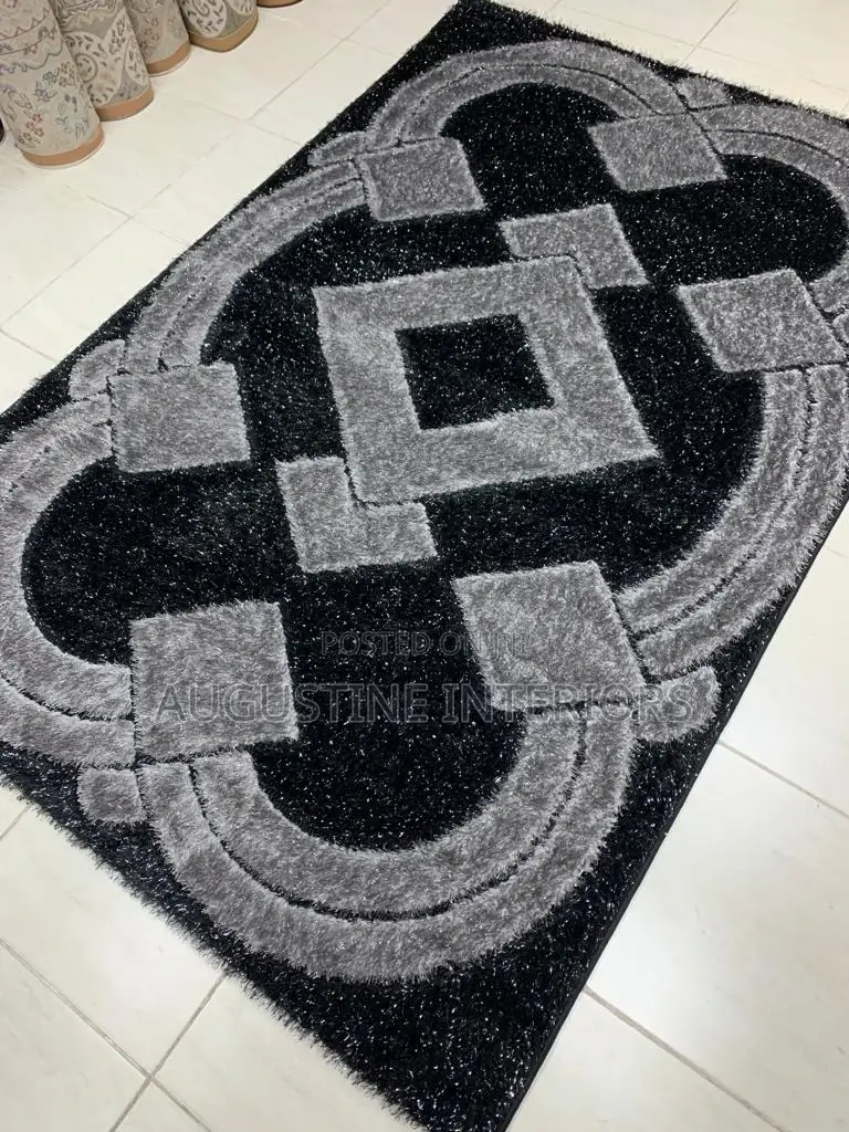 Design Shaggy Center Rug Carpet Size 5/7