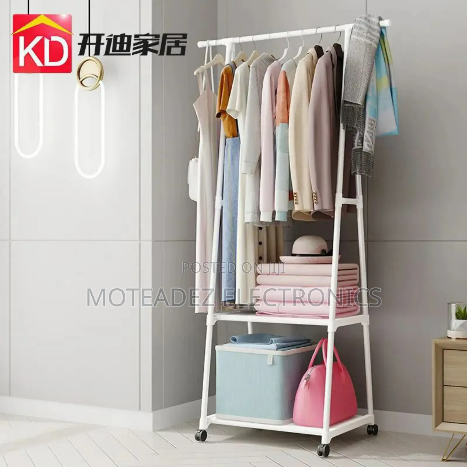 2 Layer High Quality Triangle Clothes, Shoe, Bag Rack/Hanger