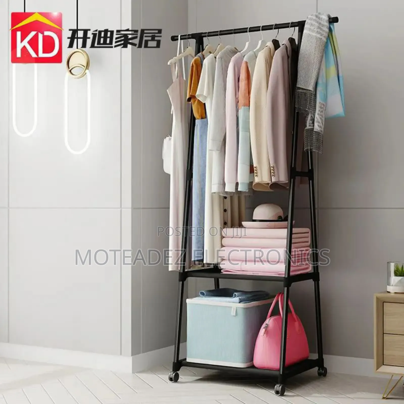 2 Layer High Quality Triangle Clothes, Shoe, Bag Rack/Hanger