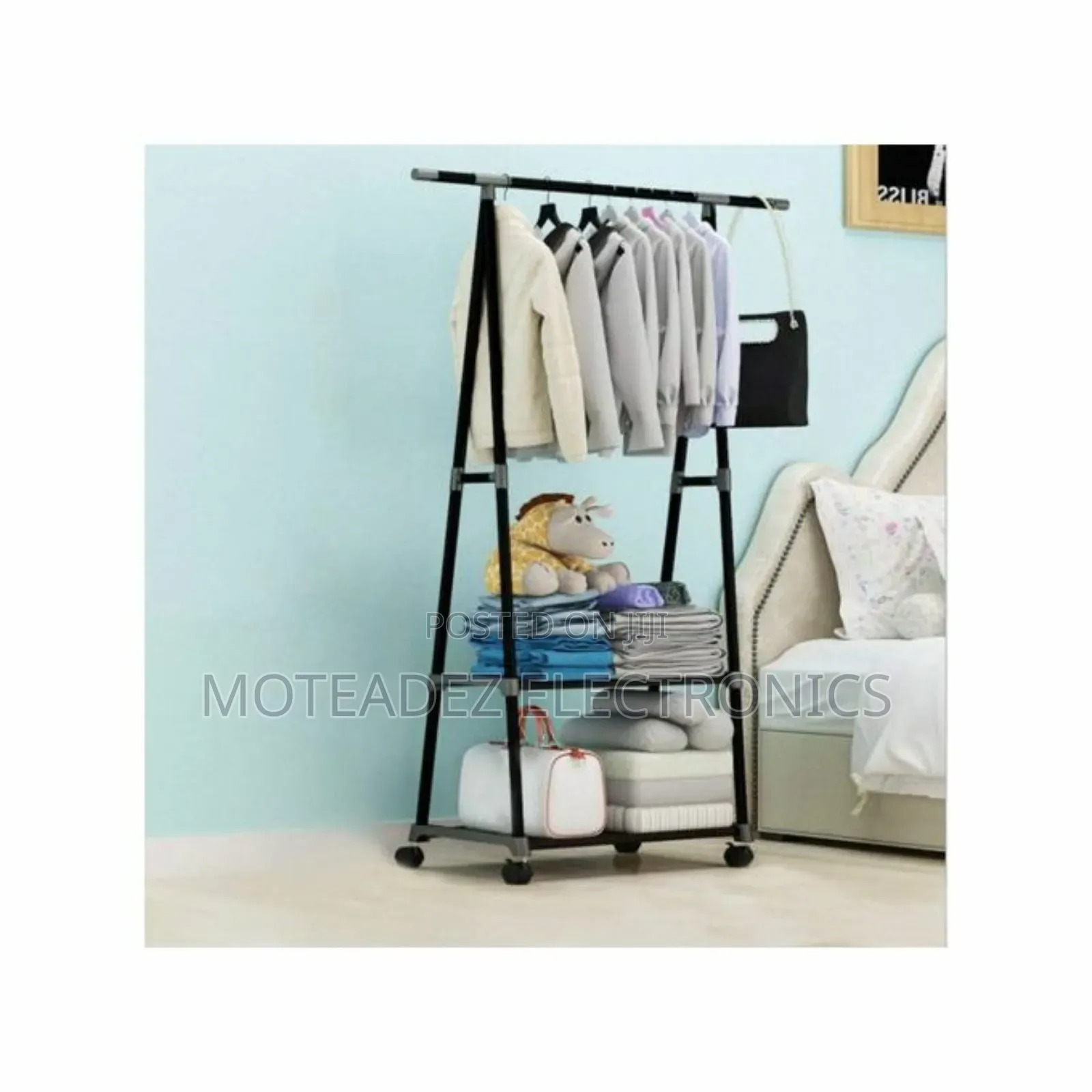 2 Layer High Quality Triangle Clothes, Shoe, Bag Rack/Hanger