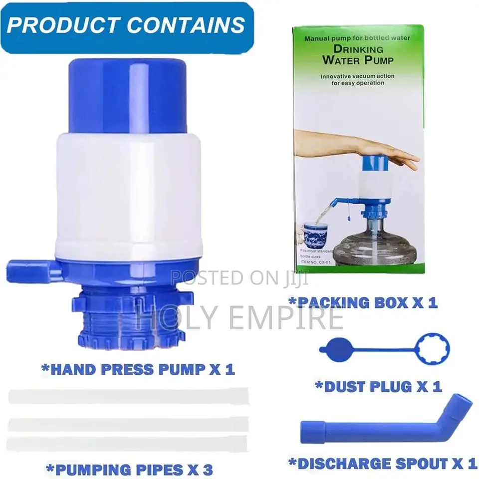 Manual Water Bottle Jug Hand Pump Dispenser