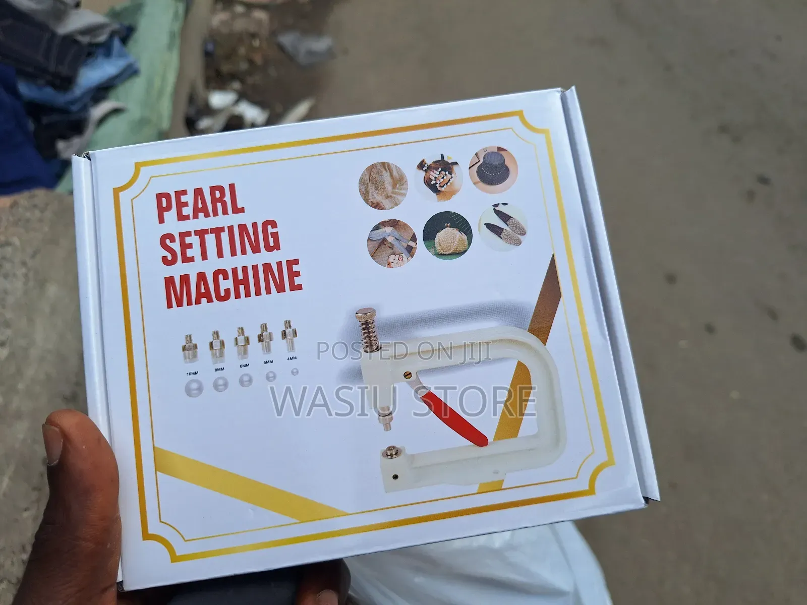 Pearl Beads Setting Machine Machine Tool For Garments