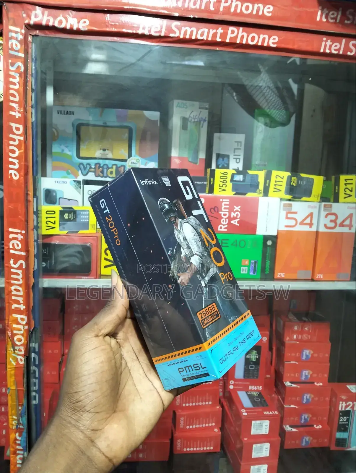 New Infinix GT 20 Pro 12 GB Black