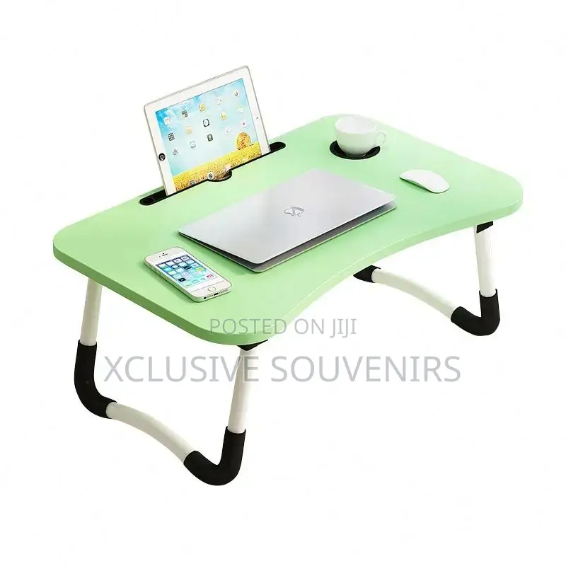Foldable Laptop Table With Drawer and Accessories for Bed