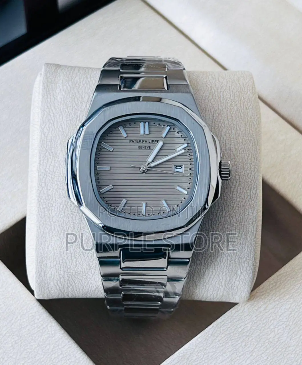 Patek Philippe Silver Wristwatch