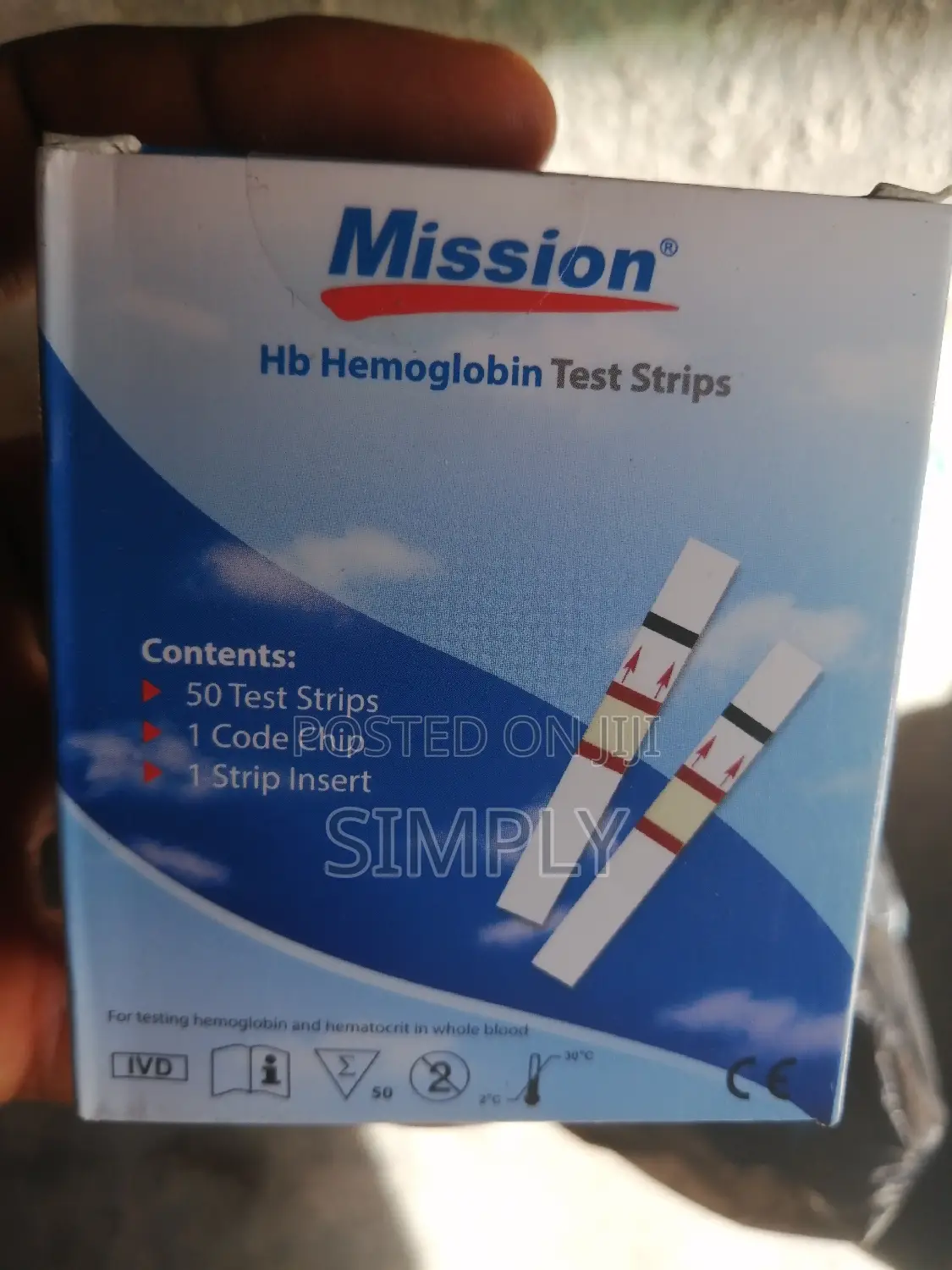 Mission Hemoglobin Test Strip