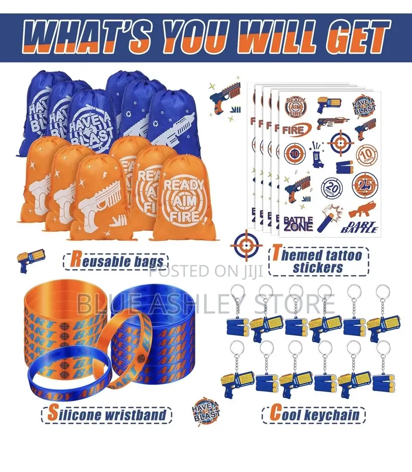 Dart Battle Party Supplies for Birthday Party Favors 288 PCS