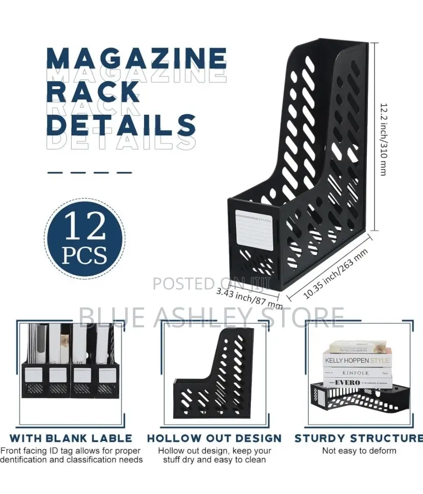 Glenmal 12 Pack Magazine Organizers for Desk