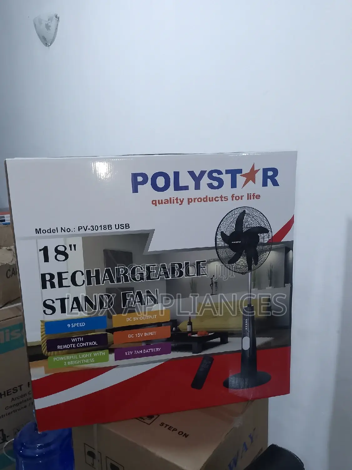Best Rechargeable Quality Polystar Standing Fan