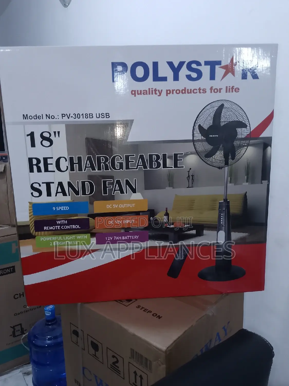 High Quality Rechargeable Fan