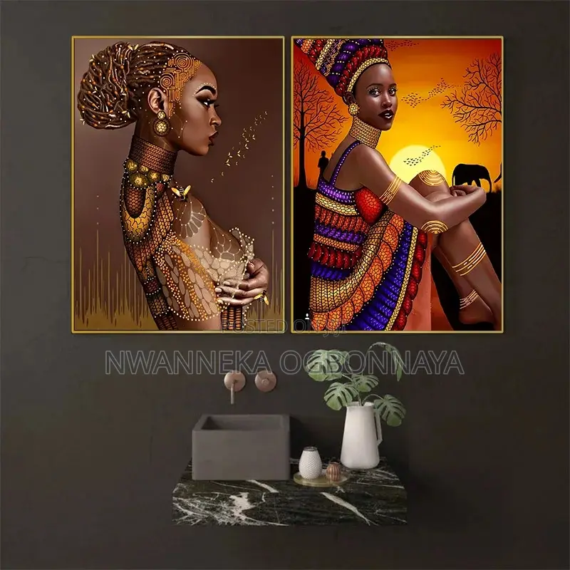 Beautiful Black Women Wall Art