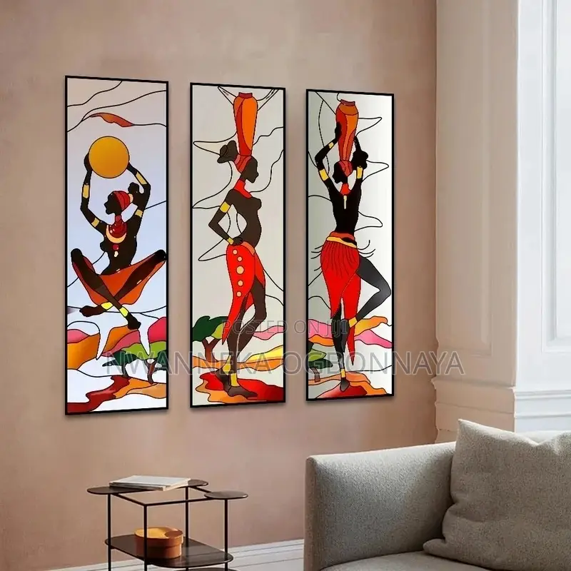 Abstract Africa Women Canvas Printings