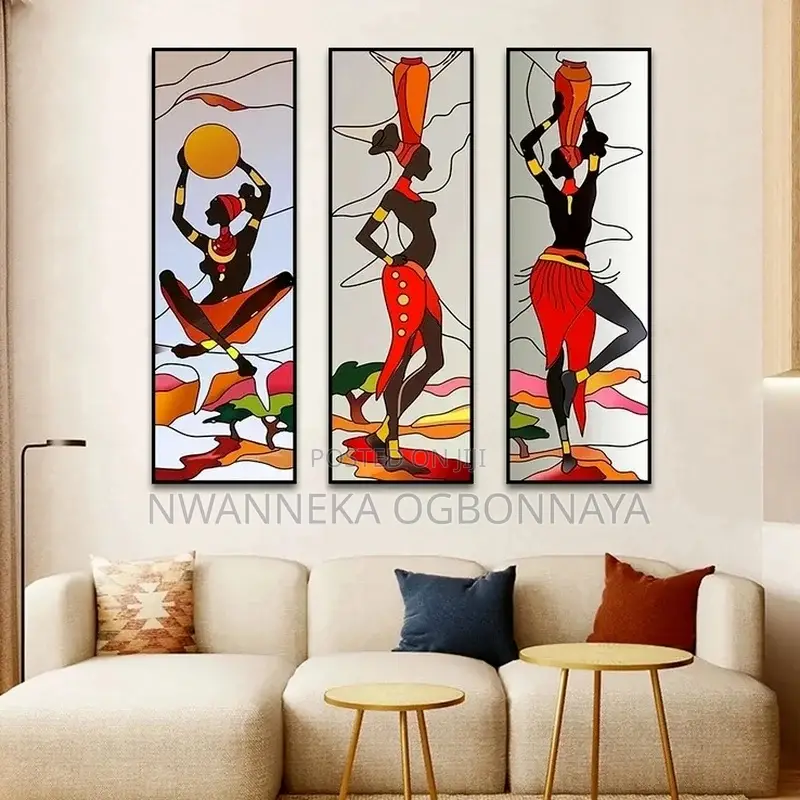 Abstract Africa Women Canvas Printings