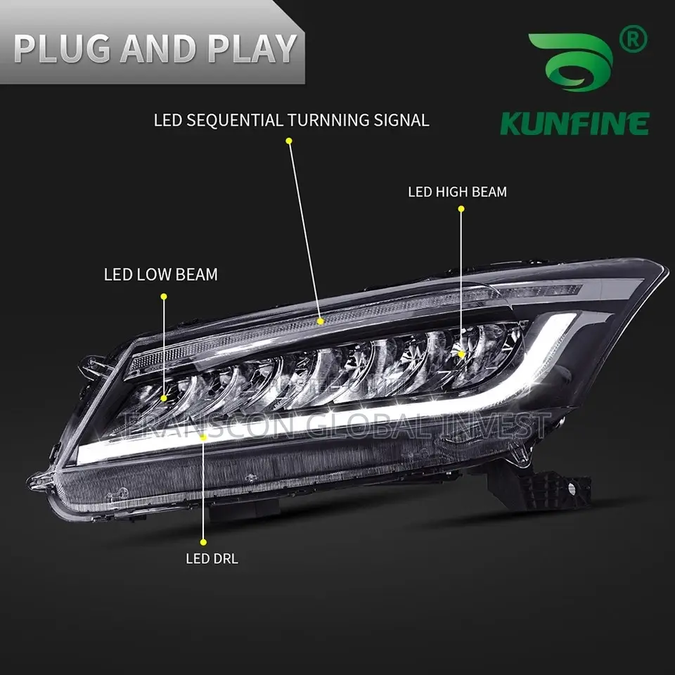 Headlight 2008-2012 Honda Accord Touring