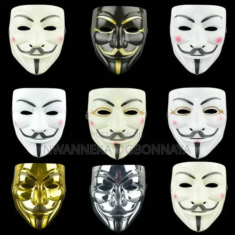 Movie Cosplay v for Vendetta Hacker Mask