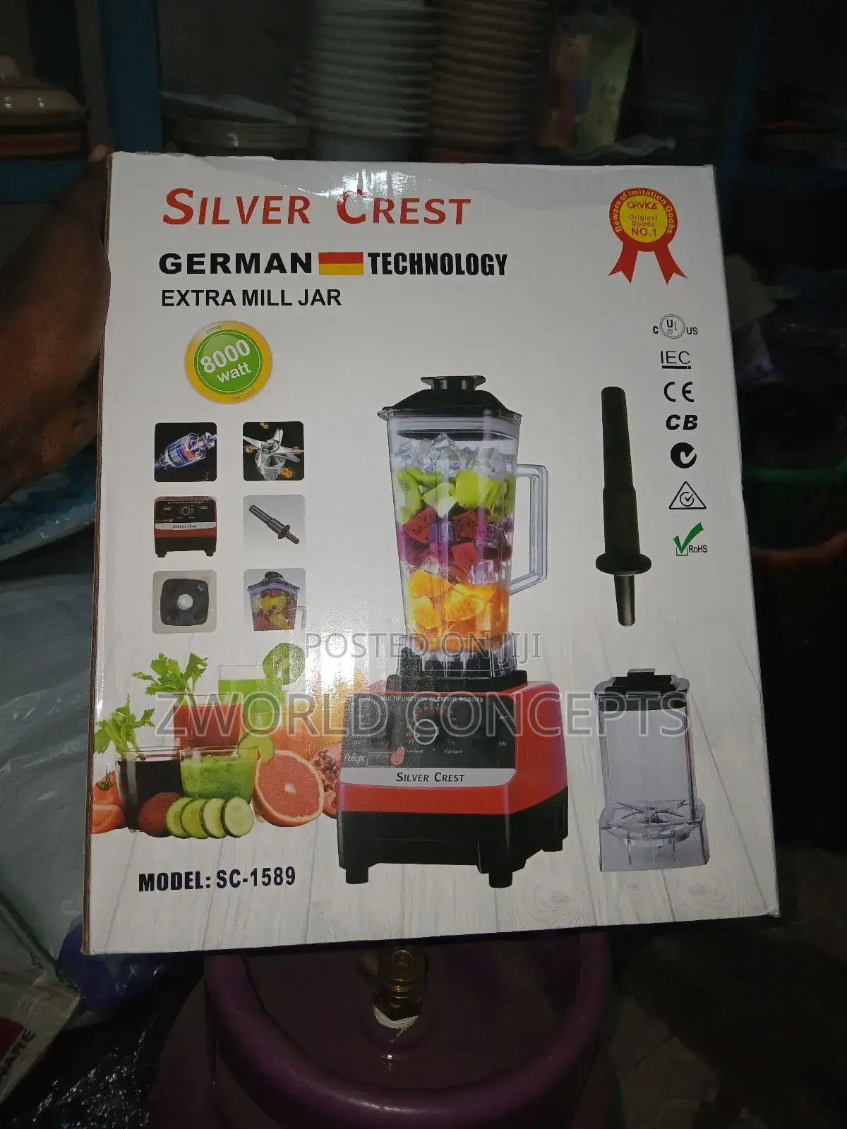 Silver Crest German Blender (8000 Watts)