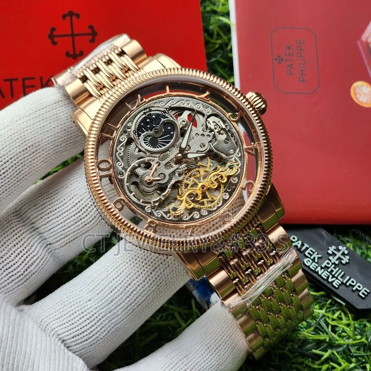 (Patek Philippe Mechanical) for Men's Watch Stainless Steel