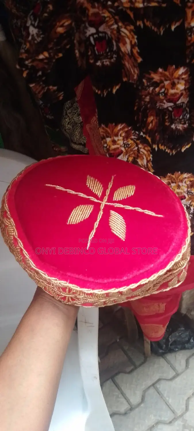 Traditional Igbo Beaded Cap for Chieftaincy and Wedding