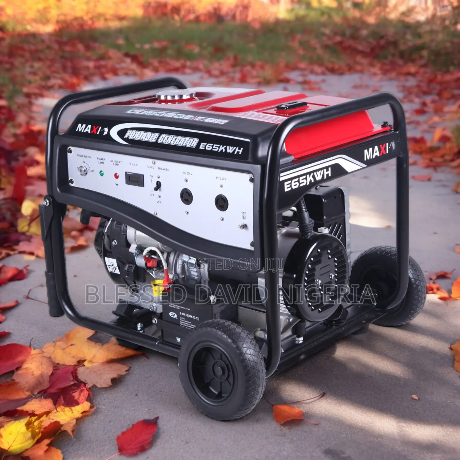 Maxi E65KWH, 8.1kva (6.5kw) Key Starter Generator
