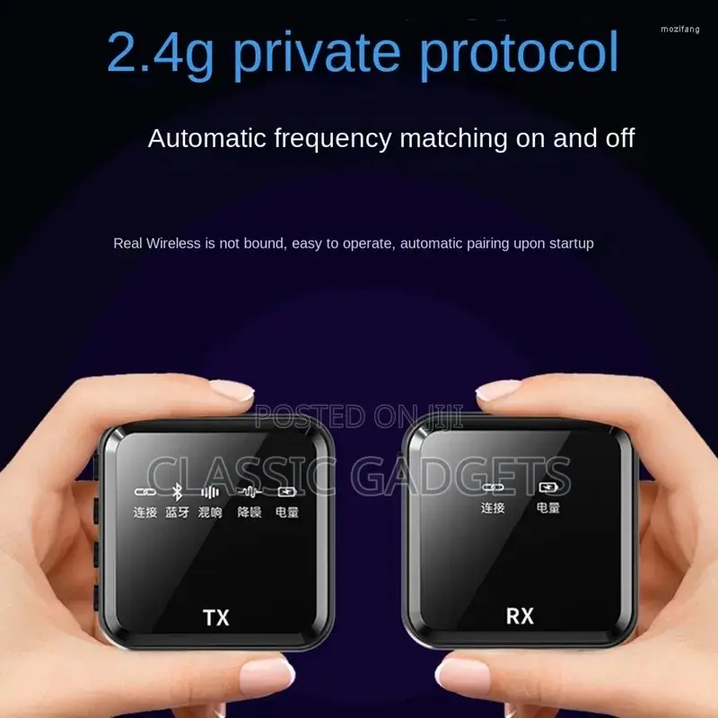 M32 Wireless Noise Canceling Microphone for Phones/Tablets