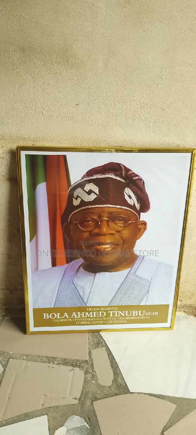 Official Portrait of Mr. President Bola Ahmed Tinubu GCFR