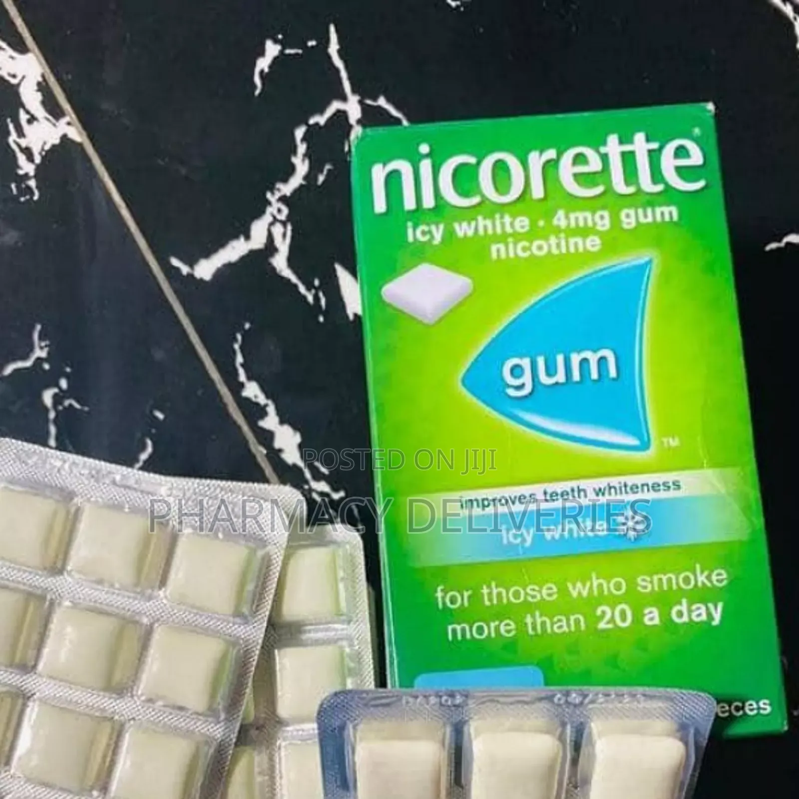 Nicotine Gum Helps You Quit Smoking. Stops It's Carving