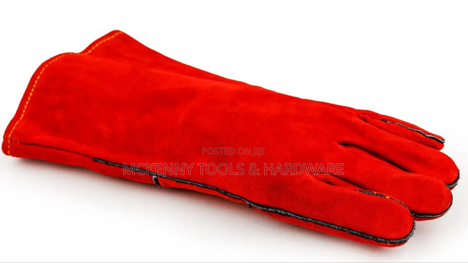Leathert Red Grain Leather Gloves