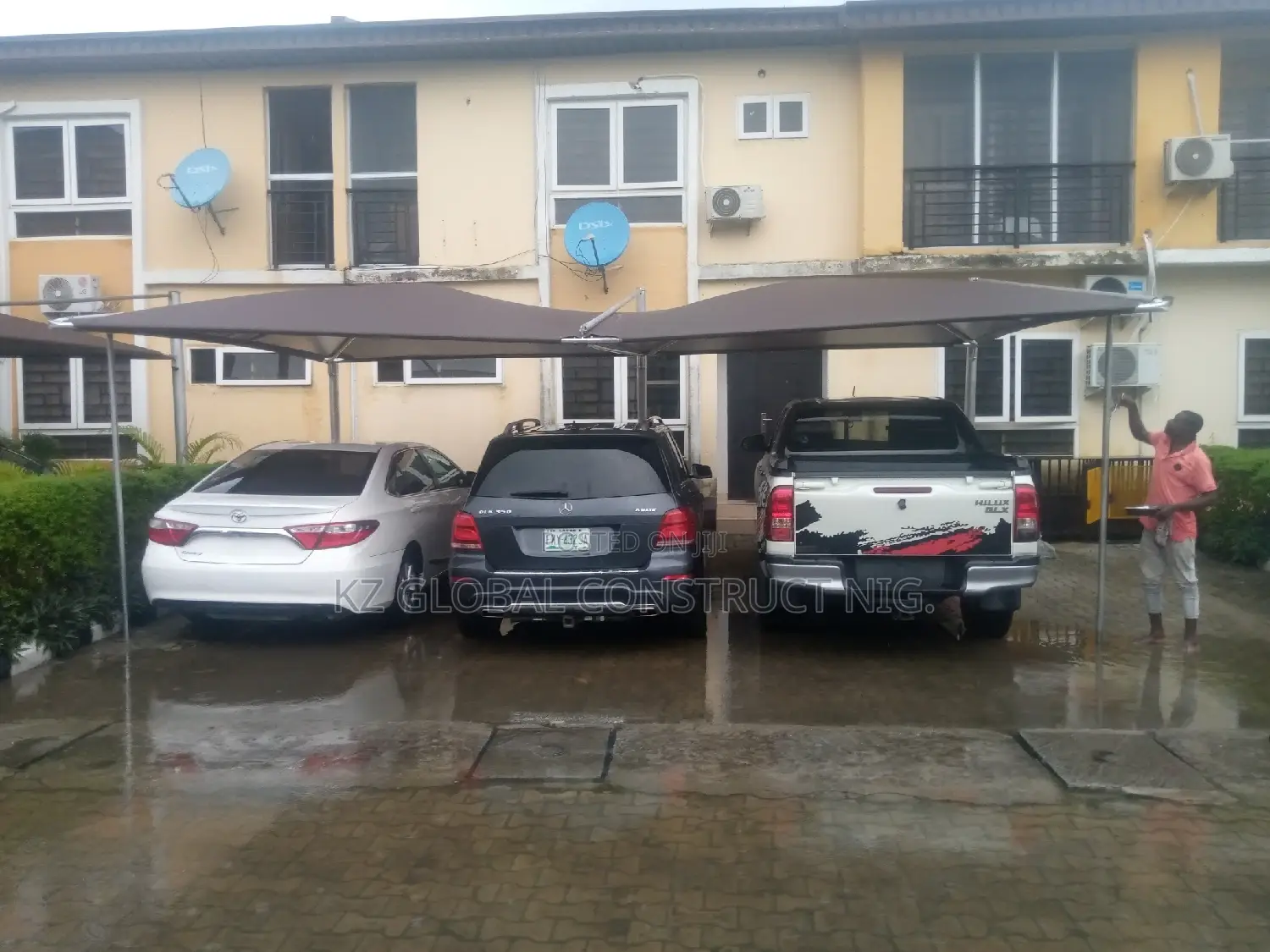 Carport For Three Cars (7.5 Meter X 5 Meters)