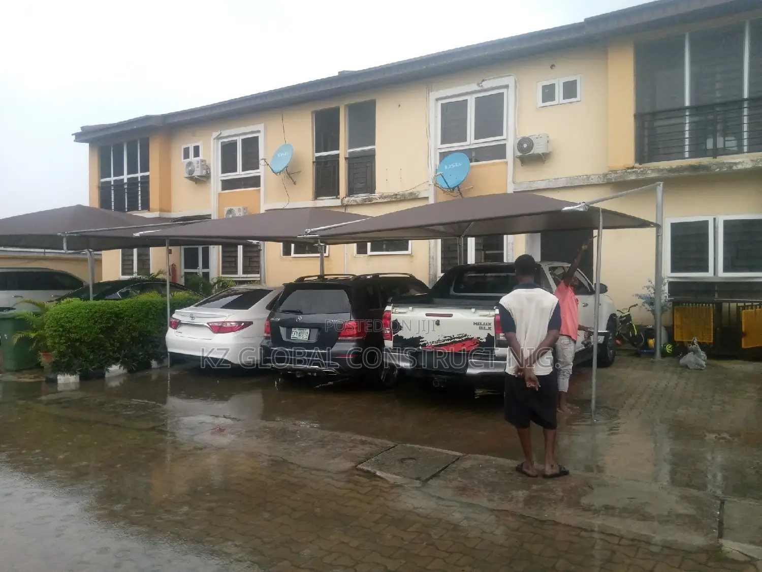 Carport For Three Cars (7.5 Meter X 5 Meters)