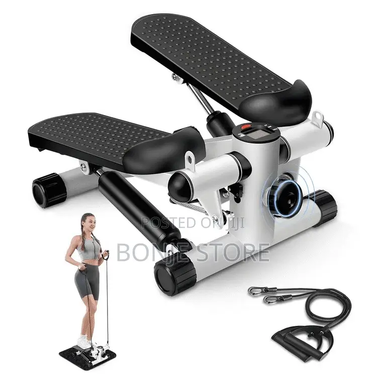 Mini Stepper Machine With Resistance Rope -Home Fitness, Gym