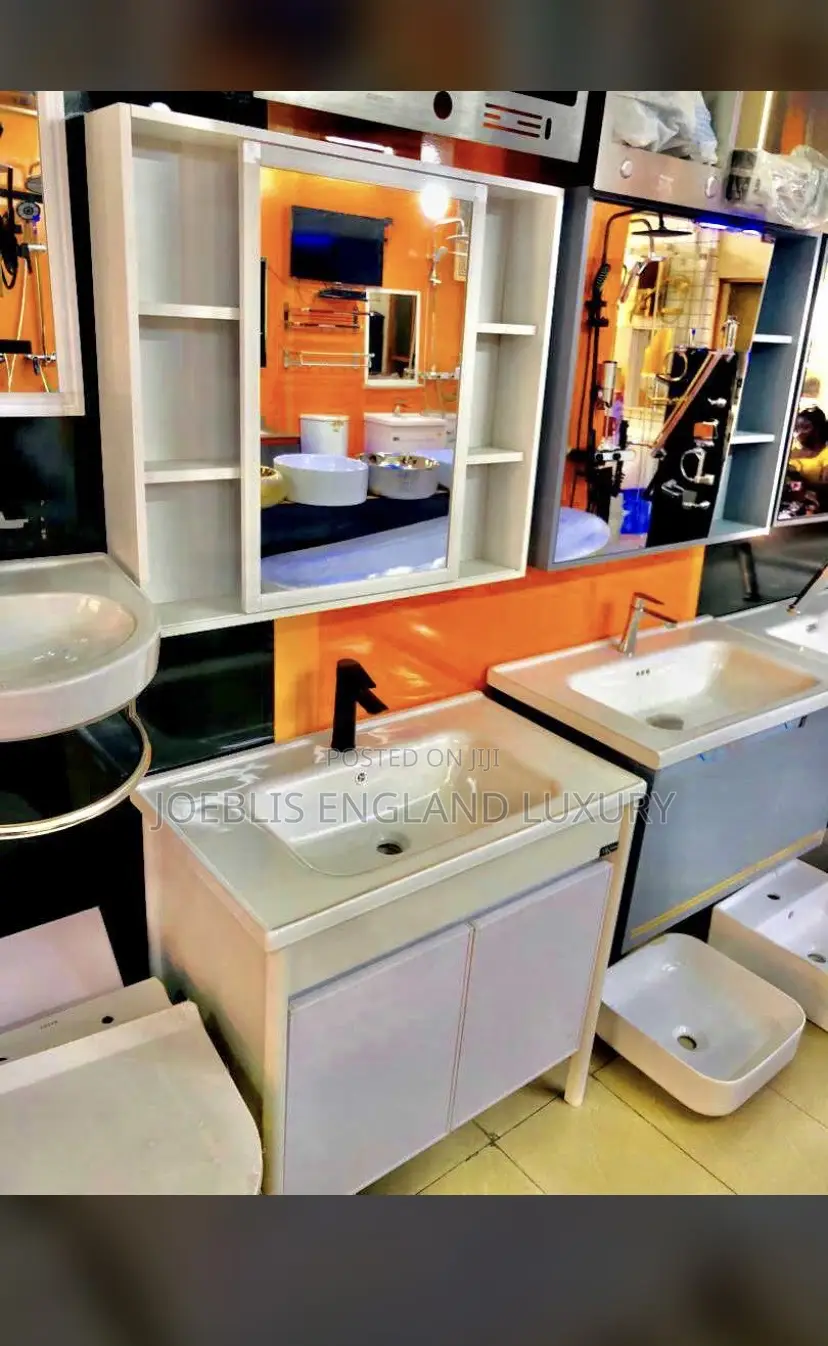 80cm Cabinet With Cabinet Mirror