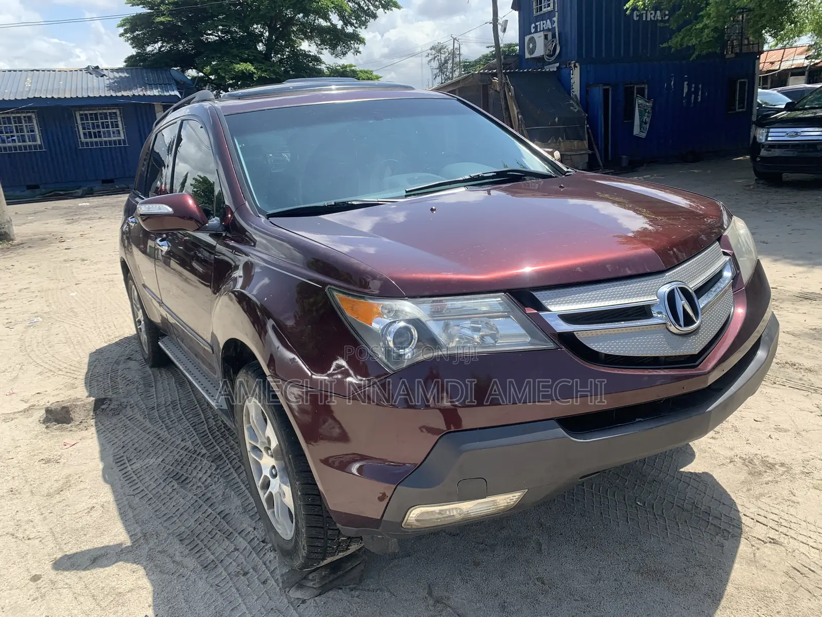 Acura MDX Technology Package AWD (3.7L 6cyl 5A) 2009 Red