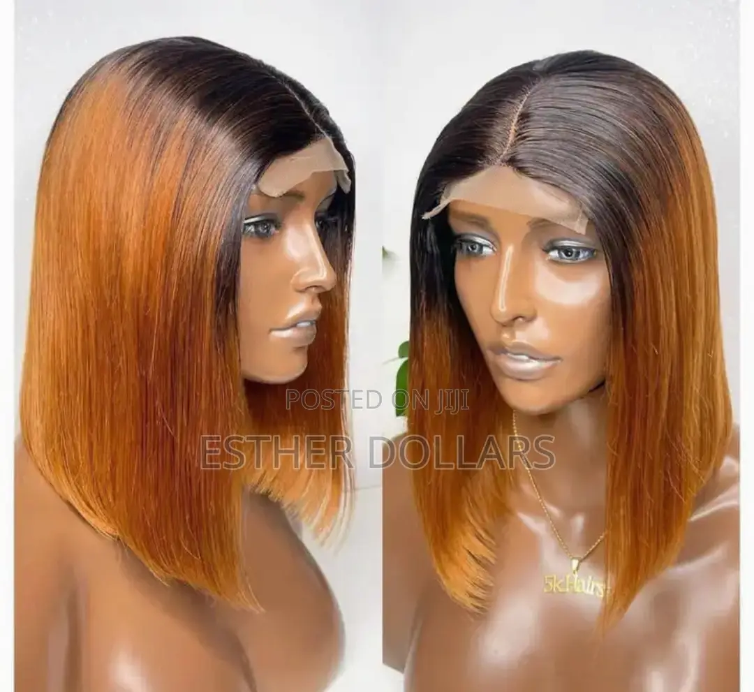 Two Tone Blunt Cut Hairs